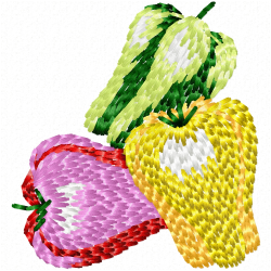 Pepper Embroidery Design 7 Pepper Embroidery Design 7